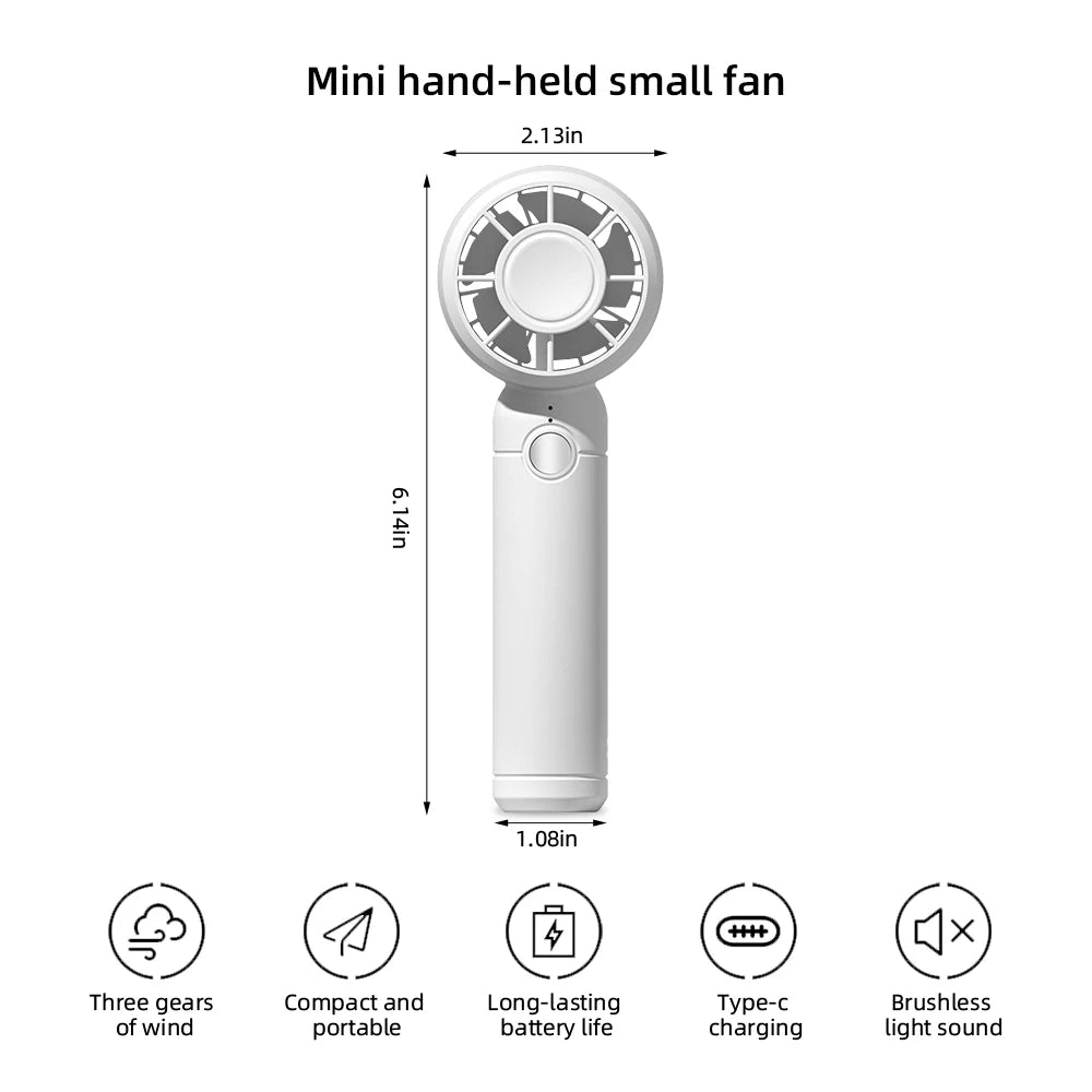 BreezeMini™ – Rechargeable USB Fan